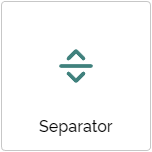 Separator widget