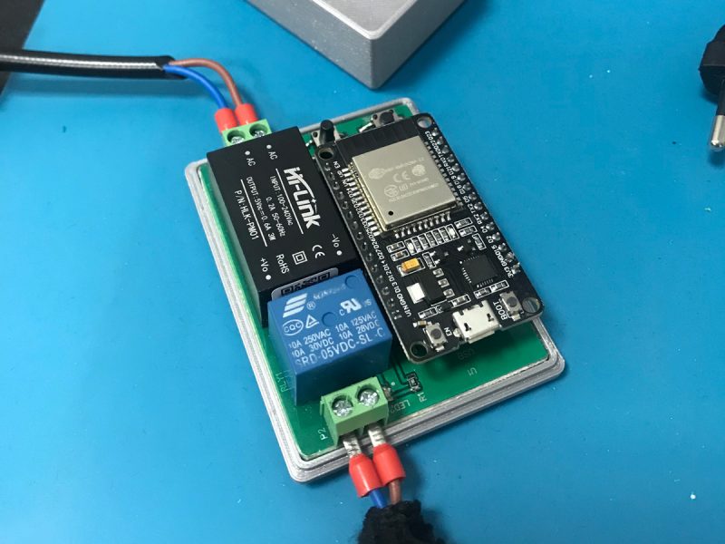 Wi-Fi relay on a PCB