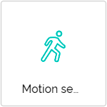 Motion sensor widget