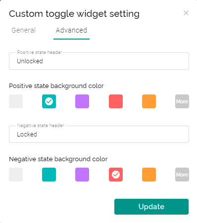 A new mobile app widget with the ability to customize