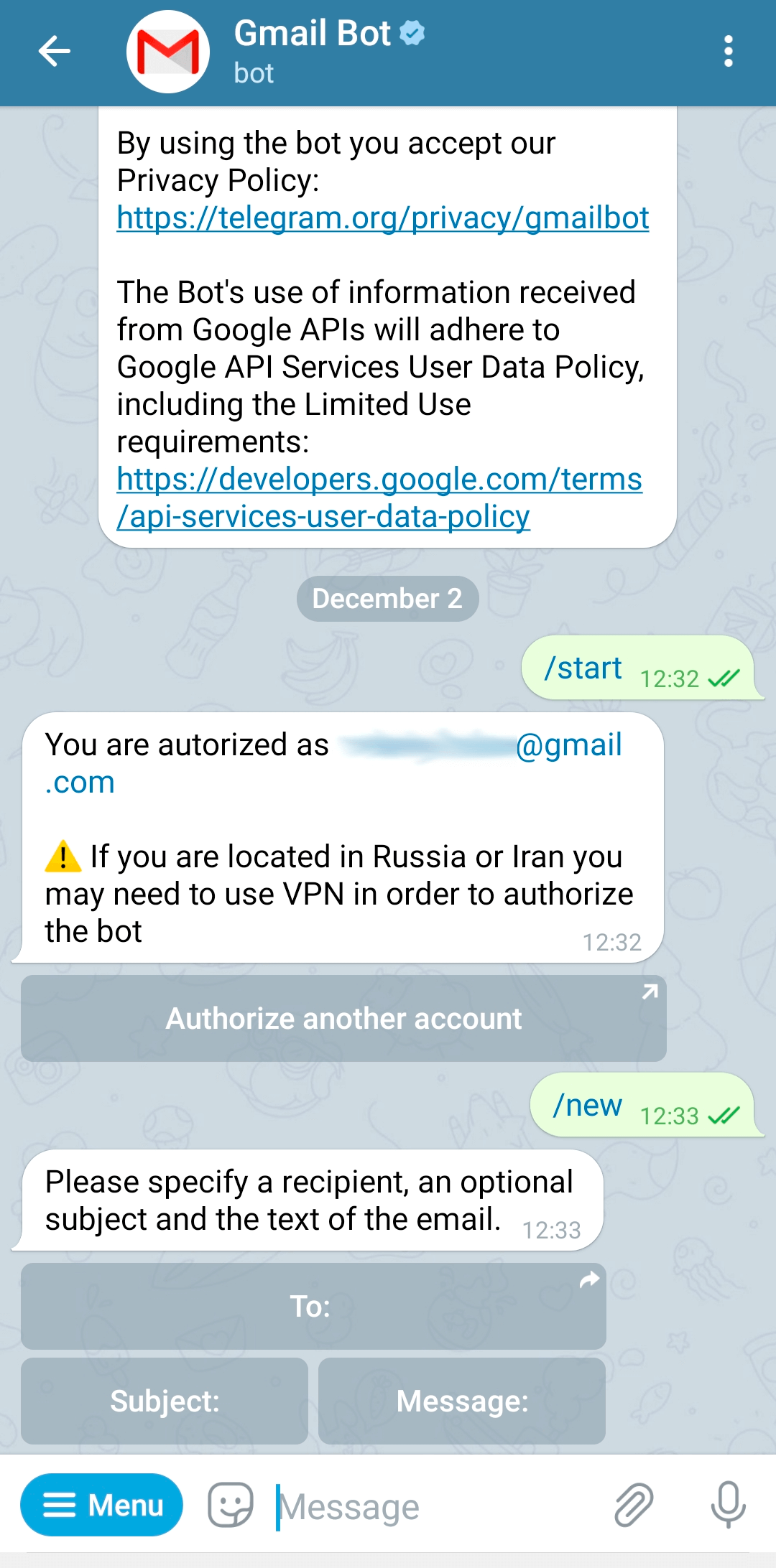 how to add by telegram id