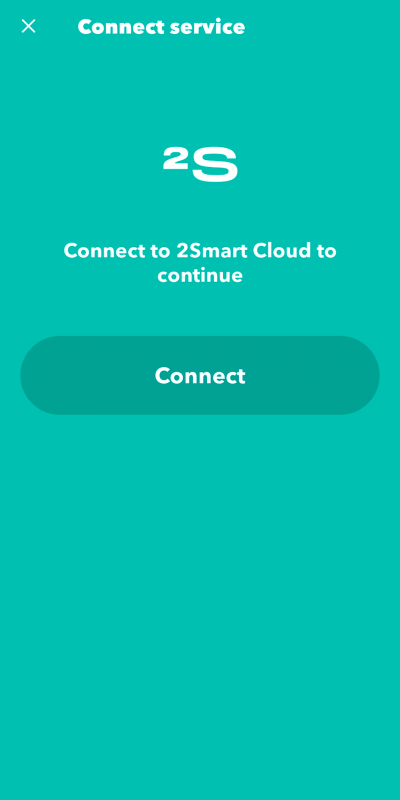 The first time you use the 2Smart Cloud service in IFTTT, you need to log in to your account by entering the same credentials as in the mobile app.