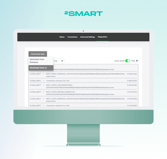 Viewing and Downloading Logs via Web Admin Panel for Better IoT Management