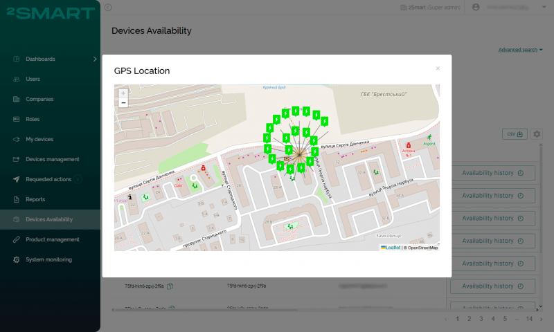 Enhancing the Device Location Map's Appearance