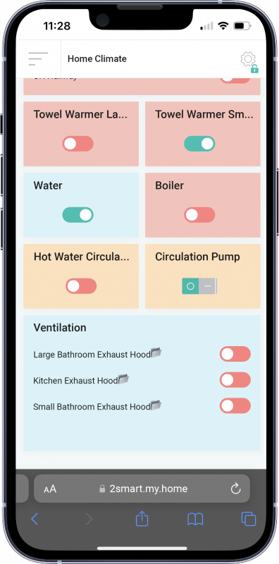 Smart home based on open source platform 2Smart Standalone