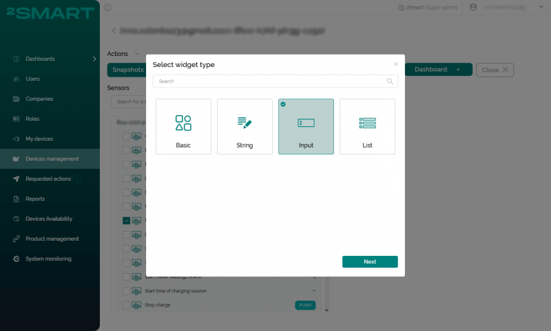 Enhancements to the Device Management Page