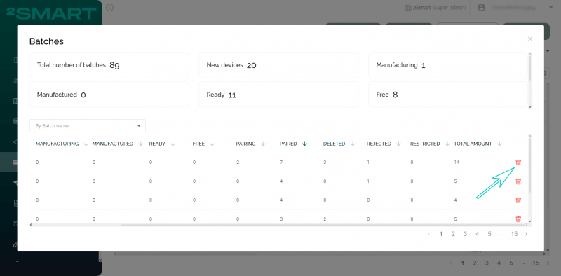 Viewing Devices Blocking Batch Deletion